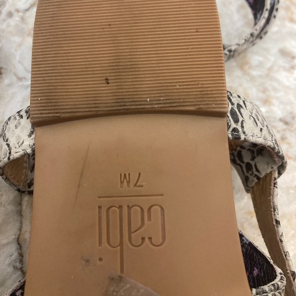 Cabi Athena python sandals size 7 - Picture 5 of 7